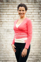 Pushpa - Wrap-top - Coral