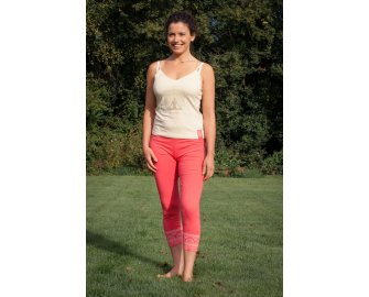 Pushpa Coral 3/4 Leggings
